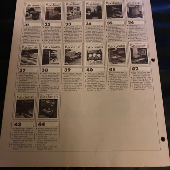 🎉5/$10🎉 Woodsmith magazine number 45 June 1986 chaise lounge , garden bench - Picture 9 of 9